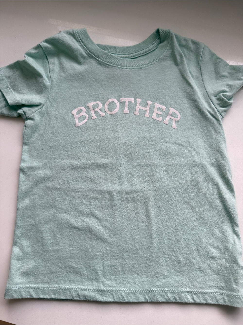 Cat & Jack Mint 'BROTHER' Short Sleeve Tee